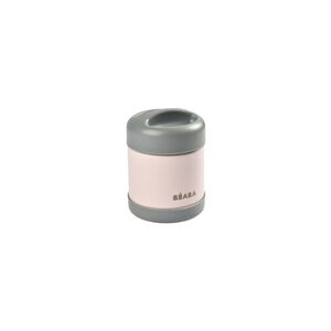 Tigela Térmica Béaba em Aço Inoxidável 300ml Rosa