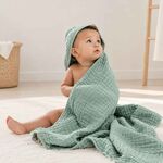 Toalha Orgânica com Capuz Aqua Organicera