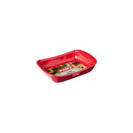 Travessa Retangular Cerâmica Pyrex Vermelha 26x18cm 2,5 Litros