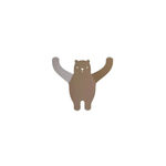 TRESXICS Bear Castanho– Cabide de Parede Infantil em Forma de Urso