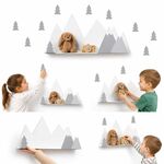 TRESXICS Mountain SH – Prateleira Infantil com Design de Montanha