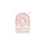 TRESXICS Watercolor Rainbow Pink – Adesivos de Parede em Aquarela