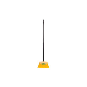 Vassoura Exterior Spontex Amarela com Cabo de 1,37m