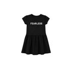 Vestido De Manga Curta Fearless Love Bubby