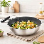 Wok Tefal Ingenio Preference 26cm em Aço Inoxidável Indução